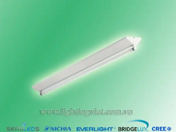 Máng đèn Vshape đơn 1x1.2m Paragon
