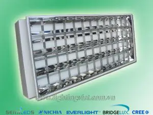 Máng đèn led âm trần tán quang 4x1.2m
