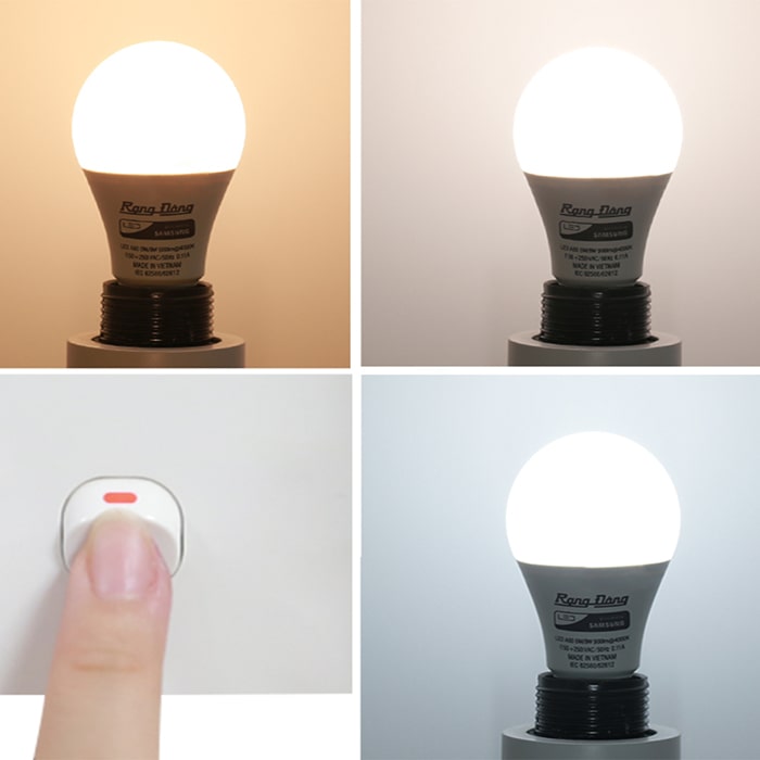 Bóng đèn LED Bulb Đổi màu 7W