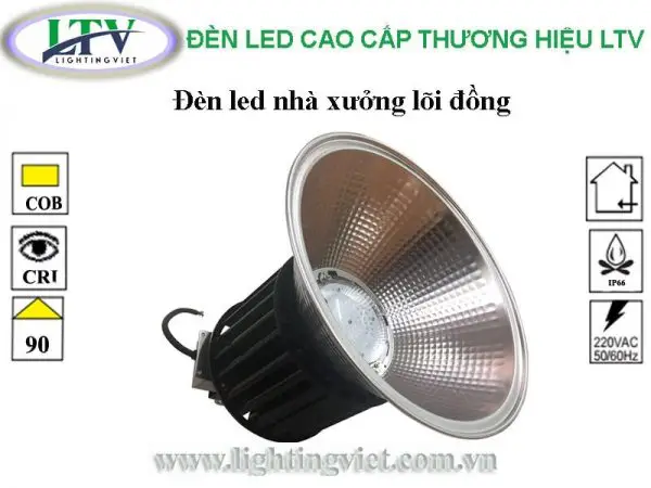 Đèn led nhà xưởng lõi đồng