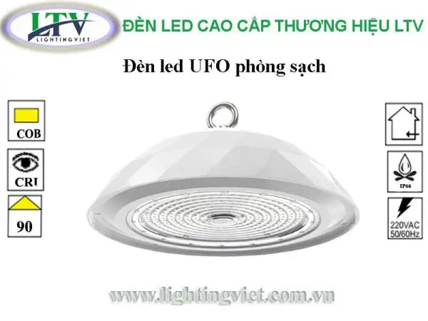 Đèn led nhà xưởng Phòng sạch UFO