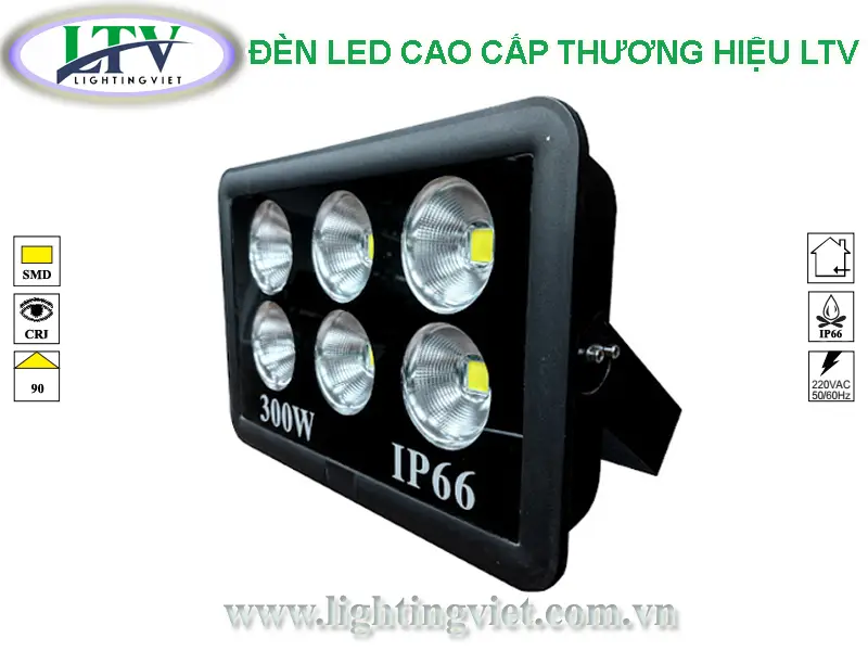 Đèn pha led chén 300W