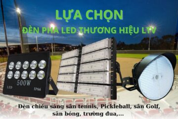 Các mẫu đèn led chiếu sáng sân thể thao