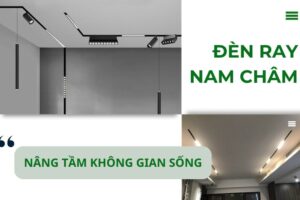 đèn rọi ray nam châm