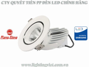 Đèn led âm trần xoay góc AT18 Rạng Đông