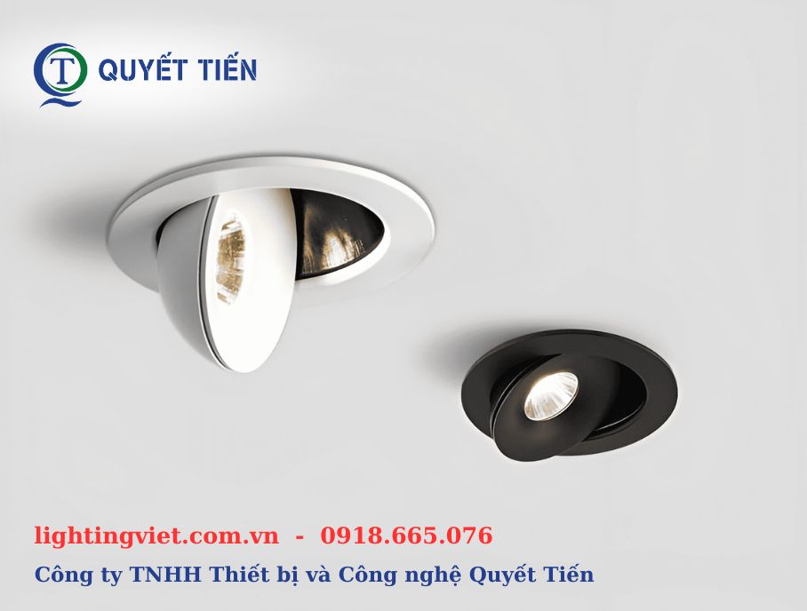 Đèn led âm trần xoay góc Rạng Đông