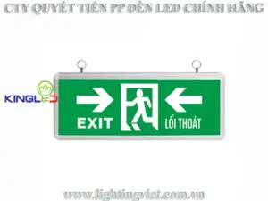 Đèn exit chỉ hướng 1 mặt EX-3-1M KingLED