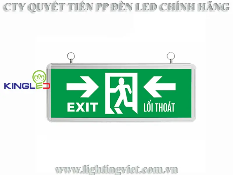 Đèn exit chỉ hướng 1 mặt EX-3-1M KingLED