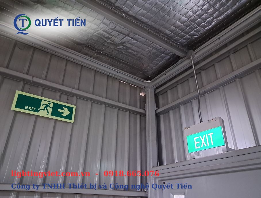 Ứng dụng đèn exit thoát hiểm