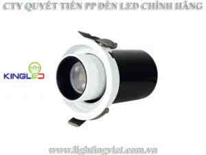 ĐÈN LED ÂM TRẦN KÉO XOAY 7W KINGLED
